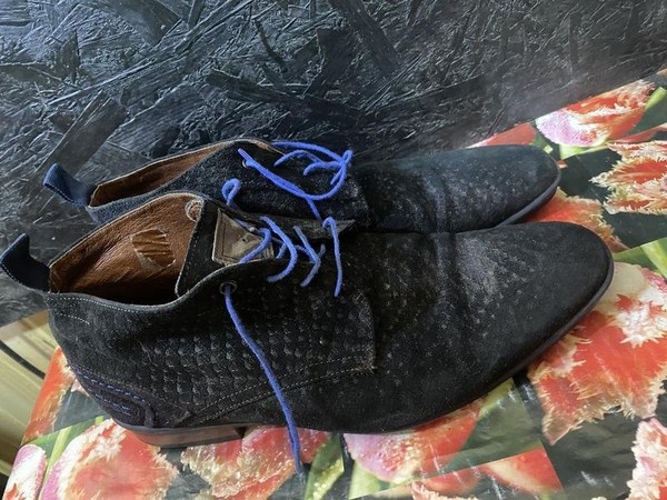 Men Floris Van Bommel Heels Navy 43.5