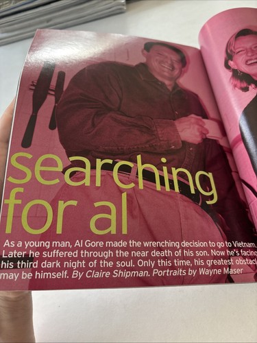 GEORGE Mag Dez/Jan 2000 Denzel Washington, Diane Feinstein, Al Gore Onkel Fester - Bild 4 von 5