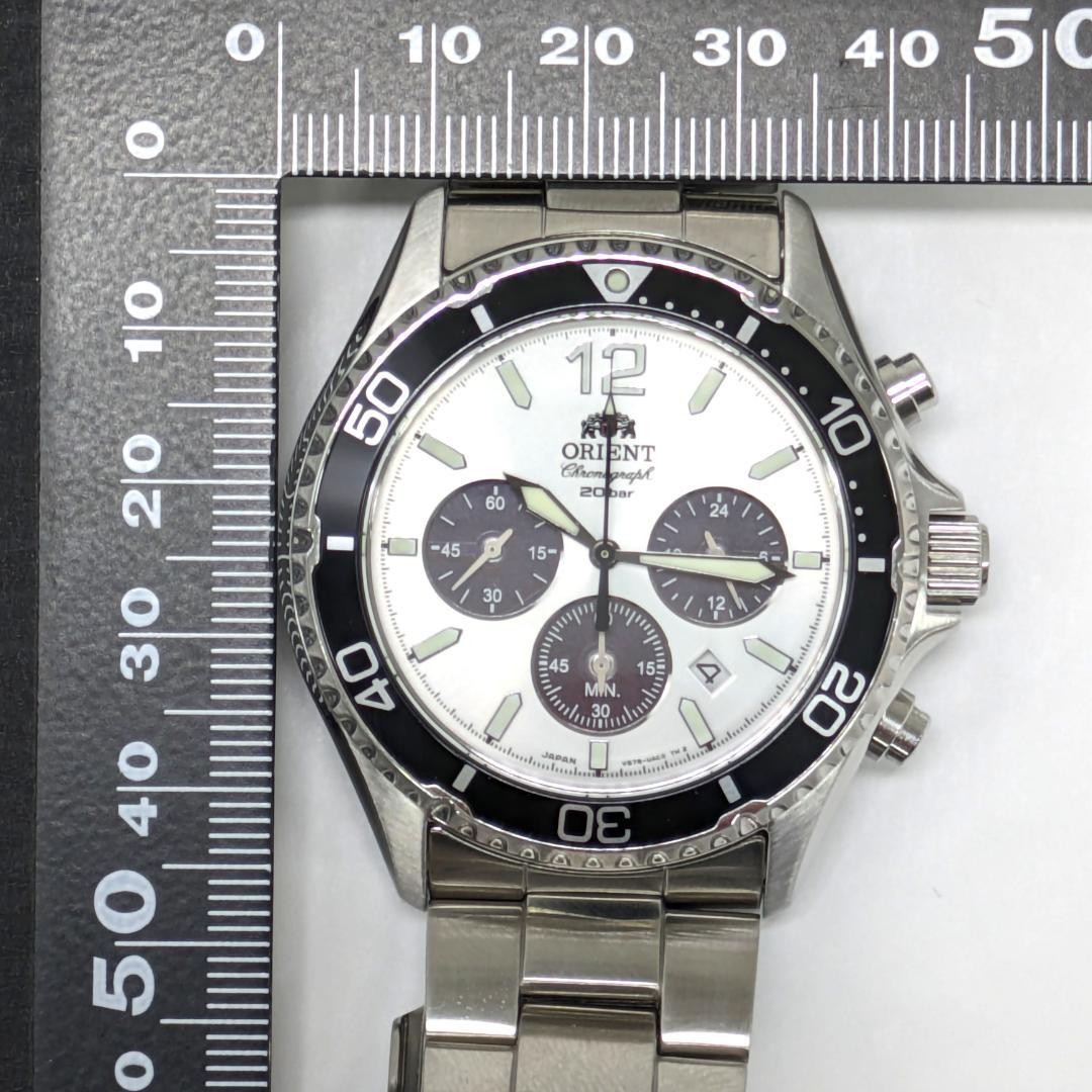 Good Condition Working ORIENT Chronograph Men s W… - image 13