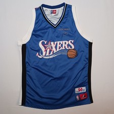 Vintage Allen Iverson Jersey Mens XL Philadelphia 76ers NBA Majestic