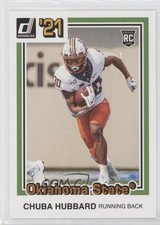 2021 Panini Chronicles Draft Picks Donruss Retro Orange Chuba Hubbard #46 1s8