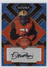 2022 Wild Card Mania Square Blue Rainbow Damarri Mathis Rookie Auto RC 16n7. rookie card picture