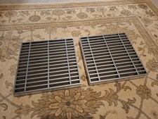 2 x INTUMESCENT FIRE BLOCK FIRE RATED DOORS FBL60 300 x 300 AIR TRANSFER GRILL