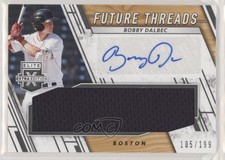2019 Elite Extra Edition Future Threads Signatures Black Bobby Dalbec Auto s3g