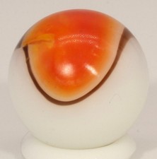 Vitro Agate Fiery Blackie Marble 19/32" Mint