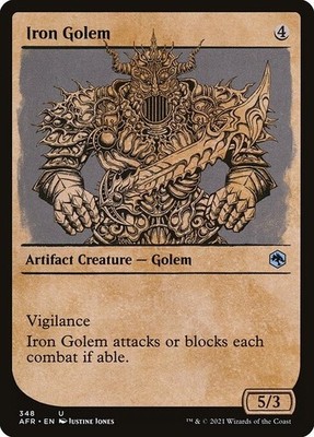 Iron Golem / Eisengolem - Uc - Abenteuer in den Forgotten Realms: Extras - EN/NM