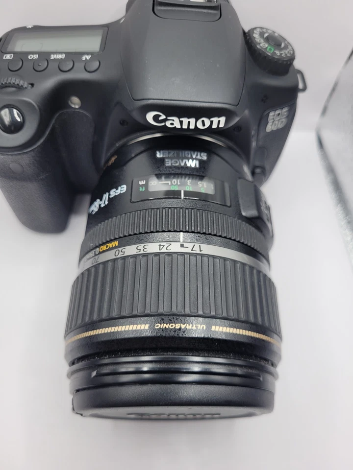 佳能 EOS 60D 1800 万像素 数码单反相机 黑色 带佳能变焦镜头 17-85毫米 — 第 4/4 张图片