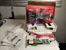 AMCC 3ware 9650SE-4LPML PCIe 4-Port SATA II Controller RAID Card + Battery 