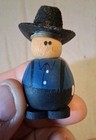 Vintage Hand-painted Amish Figurines Wooden Set Of Four — photo 8