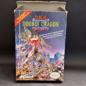 🔥Double Dragon II 2 The Revenge completo di scatola CIB con poster! Nintendo NES 1990