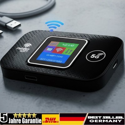 4G/5G LTE Tragbare Mobiler Wireless WLAN Router Hotspot WiFi Modem SIM Karte DE