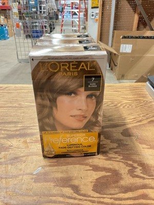 3 X L'Oreal Paris Superior Preference 7 Dark Blonde Natural Permanent Hair Color