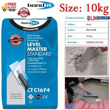 BondIt 10kg Self Levelling Compound Levelmaster Floor Cement Screed Concrete Bag