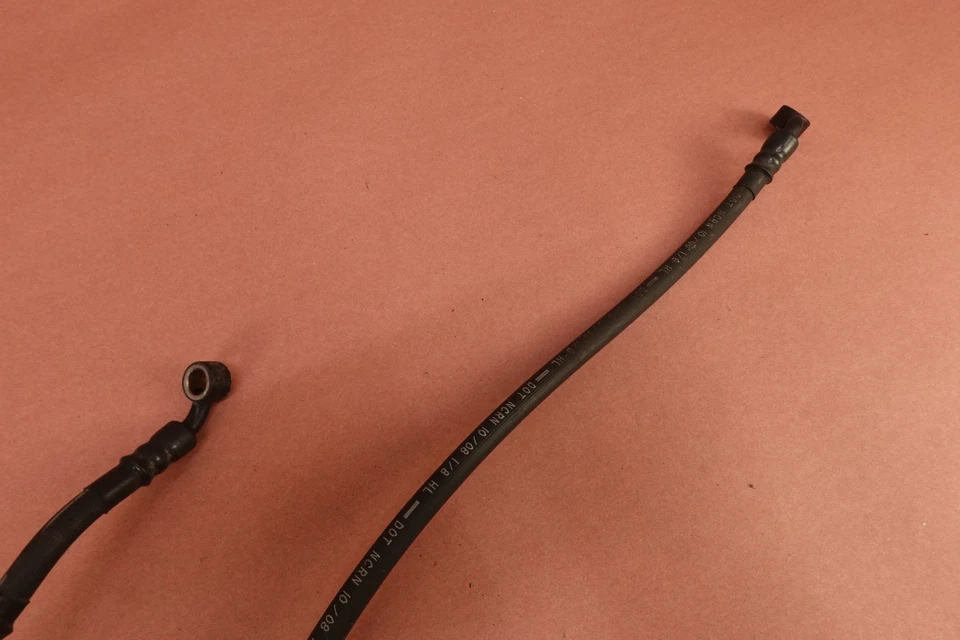 2007-2012 Harley Davidson Sportster 1200 XL1200N Front Rear Brake Caliper Hoses - Image 4 of 4