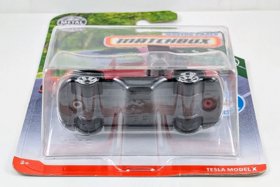 Tesla Model X / Red / Matchbox / Moving Parts / 2019 - Image 2 of 2