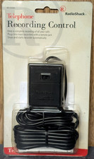 Radio Shack Telephone Recording Control Model 43-228A New Free Shipping