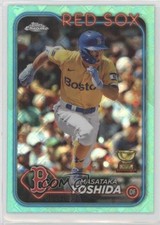 2024 Topps Chrome Logofractor Edition Aqua Refractor /199 Masataka Yoshida 19fe