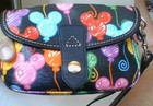 Dooney & Bourke Disney Park Mickey Mouse Balloons Wristlet Multi-Color CLEAN WOW — photo 2
