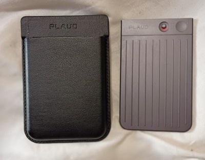 PLAUD Plaud Note Pro AI Note Taker Voice Recorder 64GB Bluetooth Black w/Case