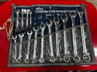 MIT 14 Piece CombinationWrench Set 3/8 - 1 1/4 With Pouch