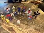 Lot of 18 Vintage Transformers Mixed Condition Mini Figs And Some Small Med Size