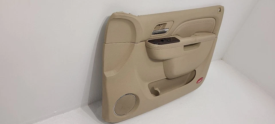 2010-2014 CADILLAC ESCALADE LEATHER RIGHT RH FRONT DOOR TRIM PANEL - Image 4 of 4