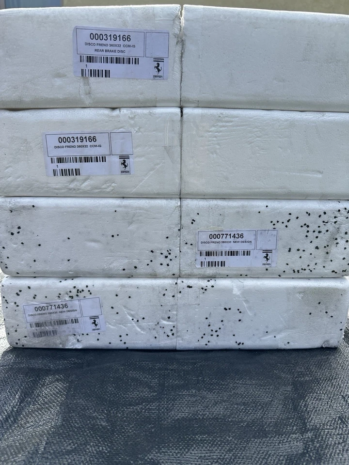 Полный комплект тормозного ротора Ferrari 296 488 812 F8 SF90 12 Cilindri 2 передних 2 задних - Изображение 2 из 4