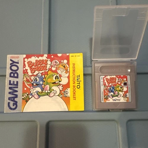 Bubble Bobble W/ Manual!! Nintendo Game Boy Authentic