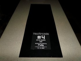 Vectrex VecArcade Limited Edition #4 of 5 Series 1 Counstruction Kit Mini Arcade