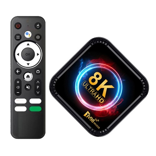 Android 13 TV Box 4GB RAM + 64GB Storage 8K Ultra HD Dual Wifi - Picture 4 of 14