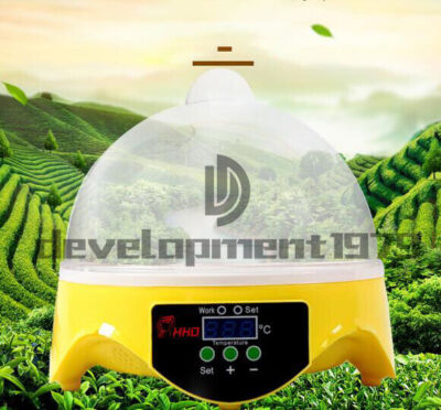 one 7 Eggs Brooder Incubator Chicken Hatcher Temperature Contr Househould #WD8