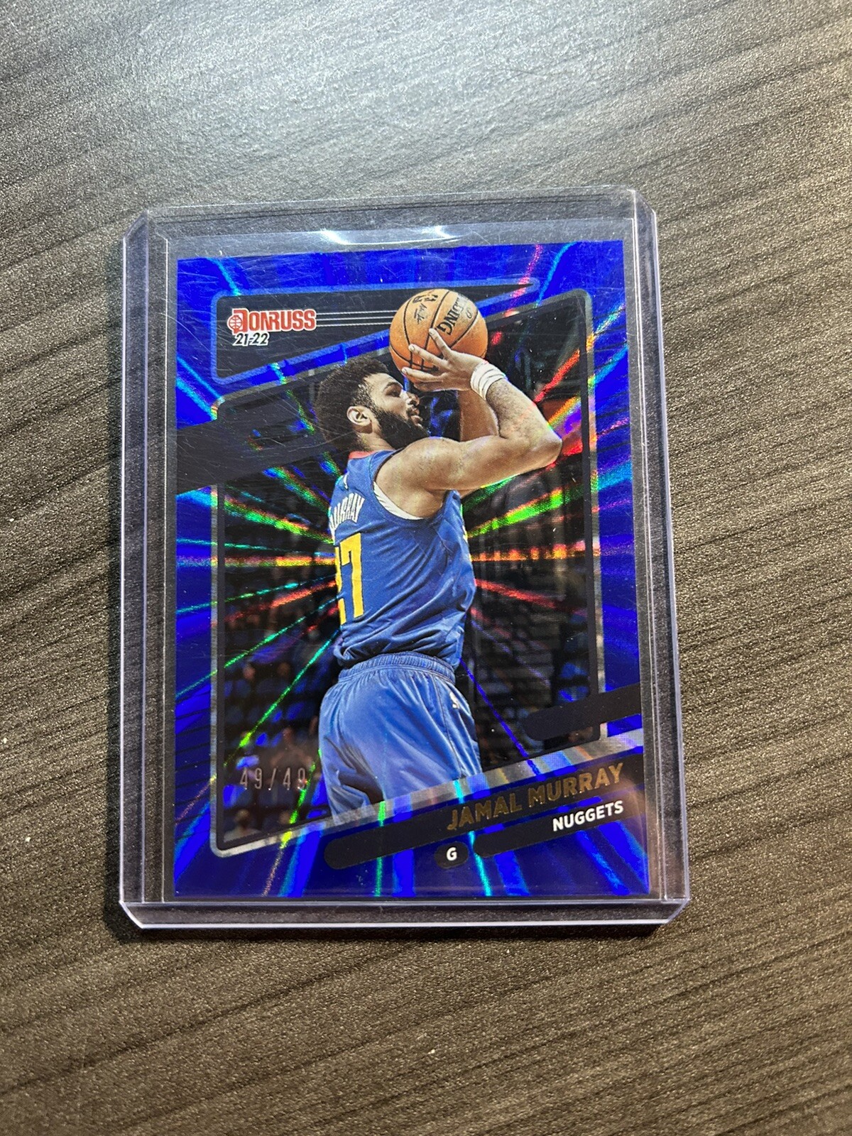 2021-22 Panini Donruss Lazer Blue /49 Jamal Murray #121 A1