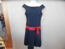 NWT Chic Black w/ Red Women's Dress By Windsor Size 7