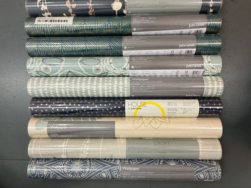 Paquete de rollos de papel tapiz John Lewis mezcla 18 rollos (la mayoría individuales) - Imagen 4 de 4