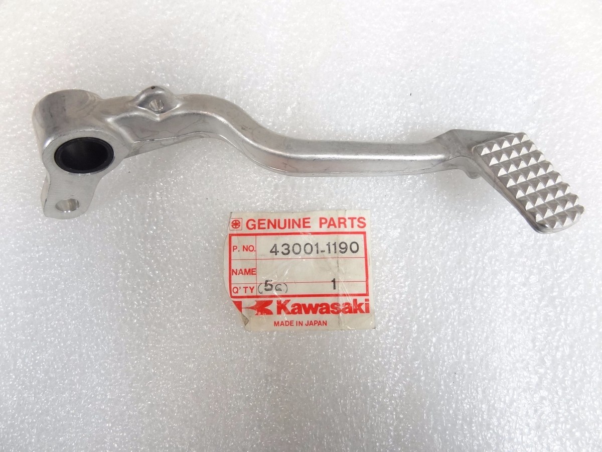 ホワイト Kawasaki NOS NEW 43001-1190 Brake Pedal Lever ZX ZX600 Ninja | eBay