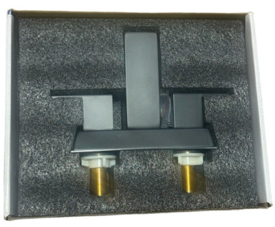 Tonny Faucet Two Handed Bathroom Faucet Matte Black