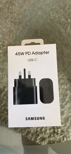 S25 Samsung 45W PD Power Adapter USB-C Plug Fast Charger UK Seller - 第 1/4 張圖片