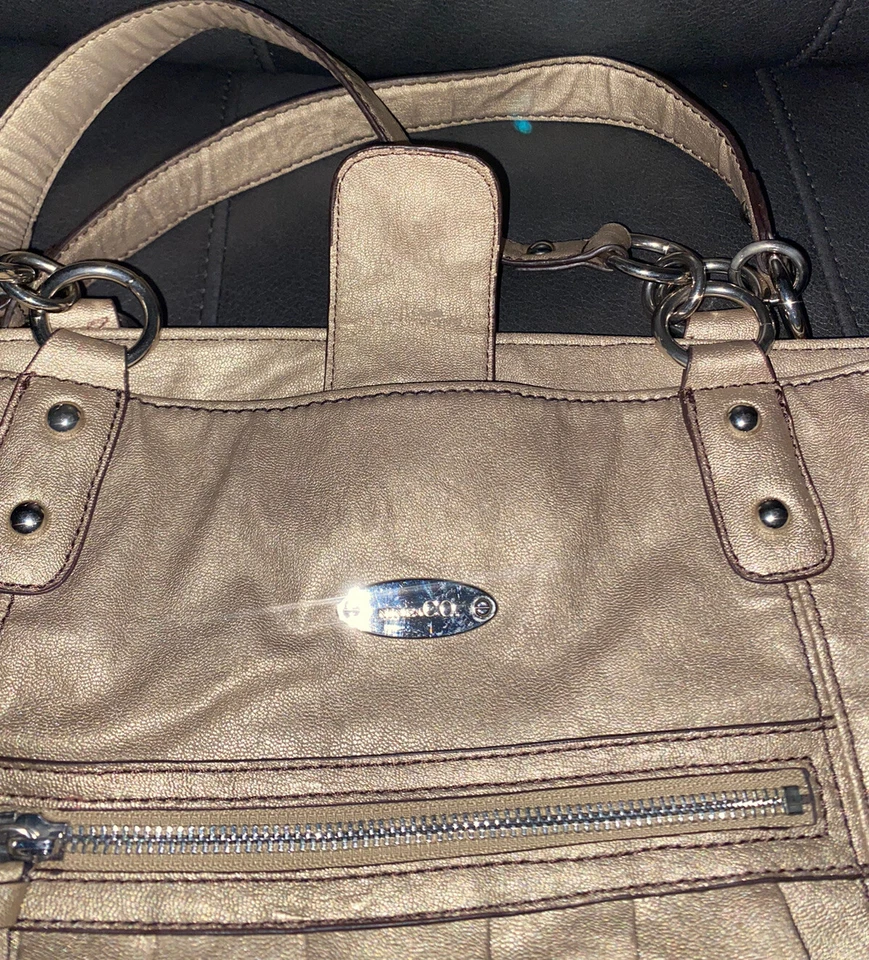 Bolso de hombro Nine & Co oro claro Foto 3 de 4