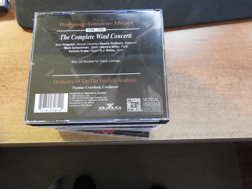 MOZART THE COMPLETE WIND CONCERTI (CD 3 DISC SET + BOOK) Foto 2 de 2
