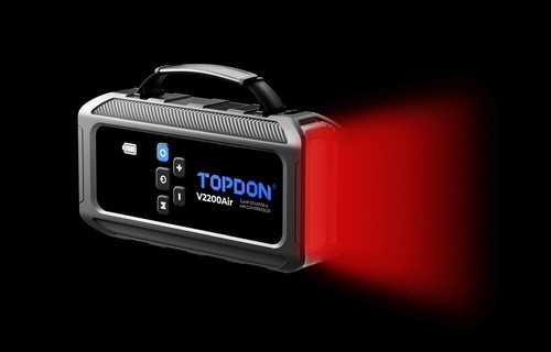 TOPDON V2200 AIR JumpStartet Kompressor Taschenlampe Starthilfe Tool - Bild 13 von 13
