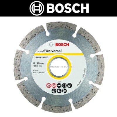 Bosch Diamantscheibe 115 mm Allzweck 4,5 Zoll Universal Profi Felge