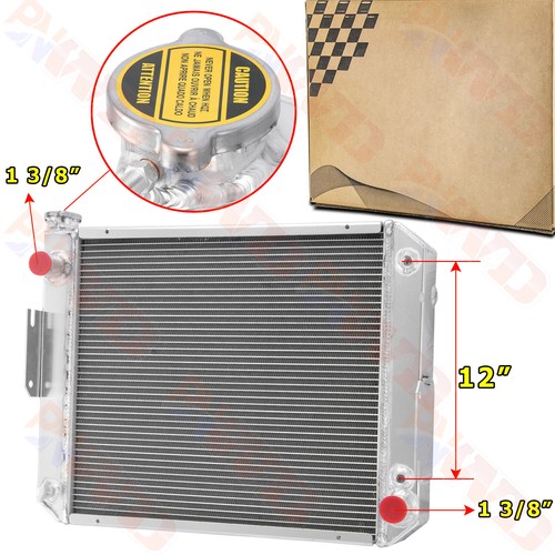 1337002 4 Row Aluminum Radiator For Hyster Yale H45-65XM Forklift 2037521 - Picture 2 of 12
