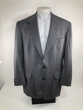OXXFORD CLOTHES - Striped Herringbone Sz.48 Blazer Jacket - EXCELLENT