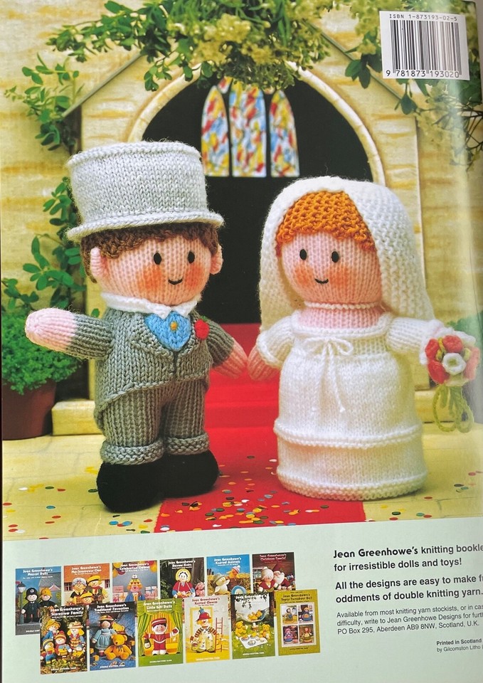 Jean Greenhowe's Storybook Dolls VG 8 KNITTING PATTERNS Printed In - Foto 10