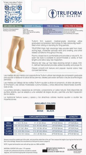 Medias de compresión de grado médico Truform Leg Health para hombres y mujeres - variaciones - Imagen 9 de 14