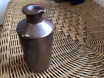 Lovatts Langley Pottery Ink Bottle Salt Glaze, 6 Inches Tall