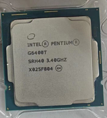 10thgeneration Intel Pentium G6400T LGA1200 CPU processor SRH40 3.40GHzdual core