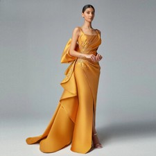 Mother of The Bride Groom Dress for Women Satin Robes Soiree Mariage Customized