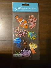 Jolee's Boutique SEA ANEMONE Scrapbooking Stickers 