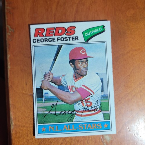 1977 Topps #347 George Foster EX/NM rot